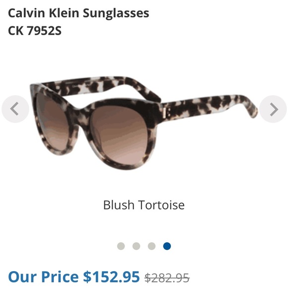 Calvin Klein Accessories - Calvin Klein sunglasses new blush tortoise w case